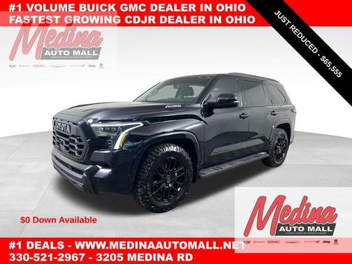 Midnight Black Metallic 2023 Toyota Sequoia TRD Sport