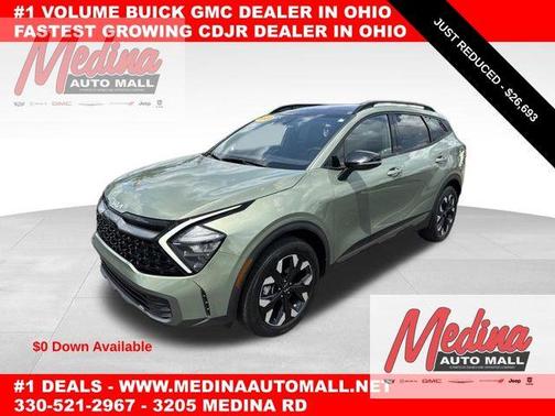 Jungle Green 2023 Kia Sportage X-Line