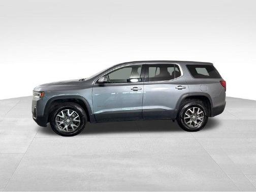 Satin Steel Metallic 2021 GMC Acadia SLE