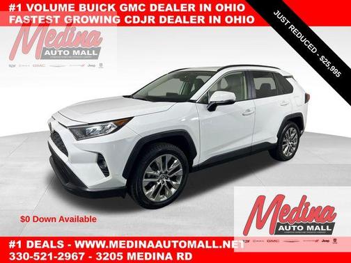 Super White 2019 Toyota RAV4 XLE Premium