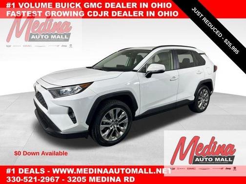Super White 2019 Toyota RAV4 XLE Premium