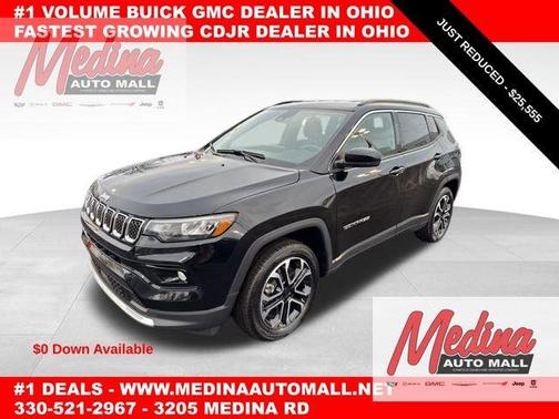 Diamond Black 2024 Jeep Compass Limited