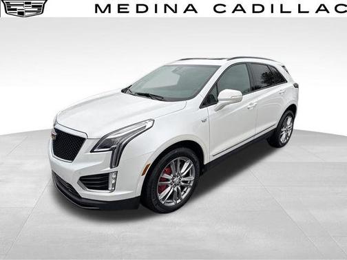 Crystal White Tri-Coat 2023 Cadillac XT5 Sport