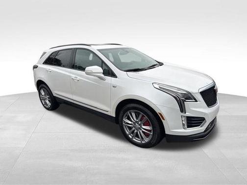 Crystal White Tri-Coat 2023 Cadillac XT5 Sport