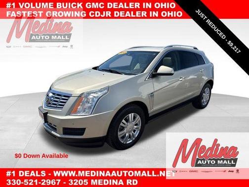 Silver Coast Metallic 2013 Cadillac SRX Luxury Collection