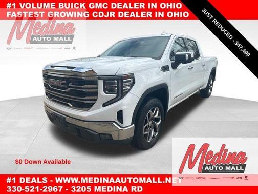 Summit White 2023 GMC Sierra 1500 SLT