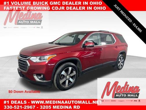 Cajun Red Tintcoat 2018 Chevrolet Traverse LT Leather