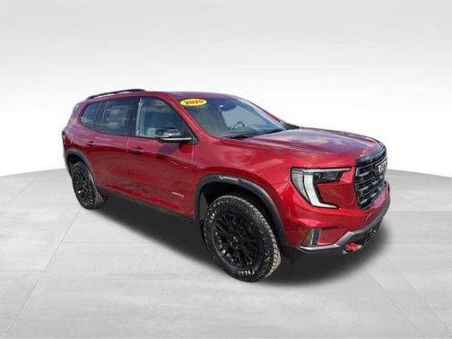 Volcanic Red 2025 GMC Acadia AT4