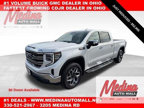 White Frost Tri-Coat 2023 GMC Sierra 1500 SLT