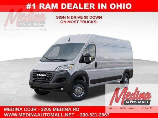 Bright White Clearcoat 2026 RAM ProMaster 2500 High Roof