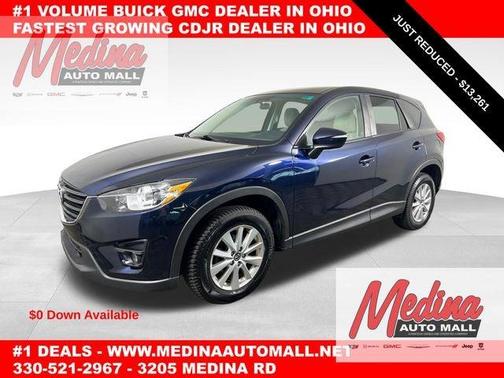 Deep Crystal Blue 2016 Mazda CX-5 Touring