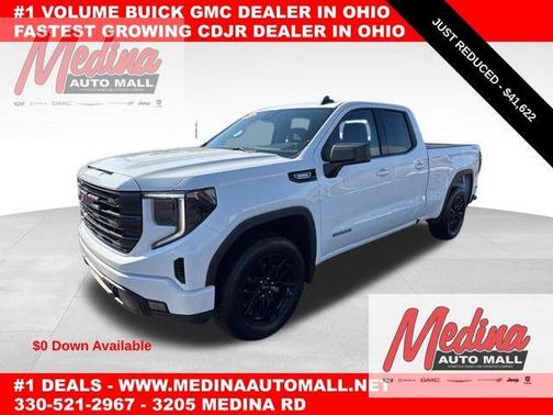 Summit White 2025 GMC Sierra 1500 Elevation