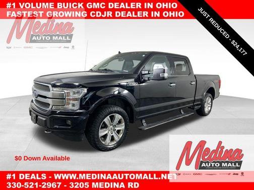 Shadow Black 2018 Ford F-150 Platinum