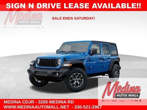 Hydro Blue Pearl 2026 Jeep Wrangler Sport