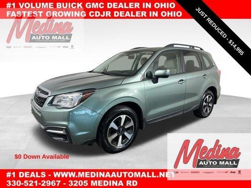 Jasmine Green Metallic 2017 Subaru Forester 2.5i Premium
