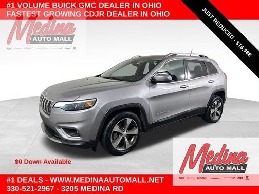 Billet Silver Metallic Clearcoat 2019 Jeep Cherokee Limited