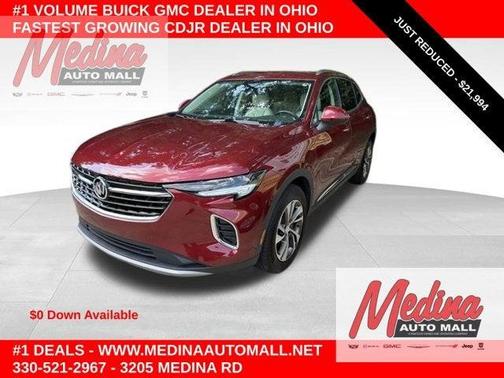Cinnabar Metallic 2021 Buick Envision Essence