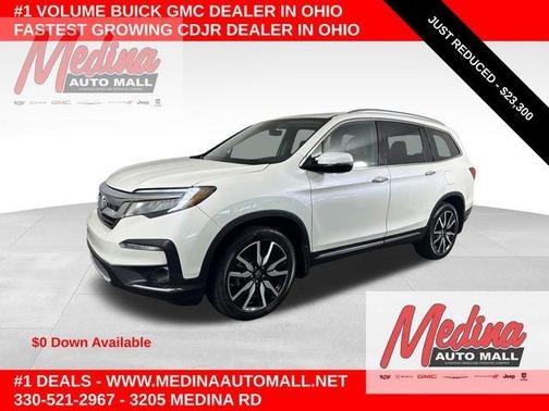 White Diamond Pearl 2019 Honda Pilot Touring 7-Passenger