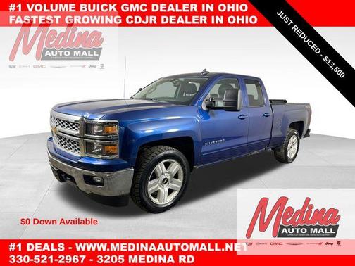 Deep Ocean Blue Metallic 2015 Chevrolet Silverado 1500 LT
