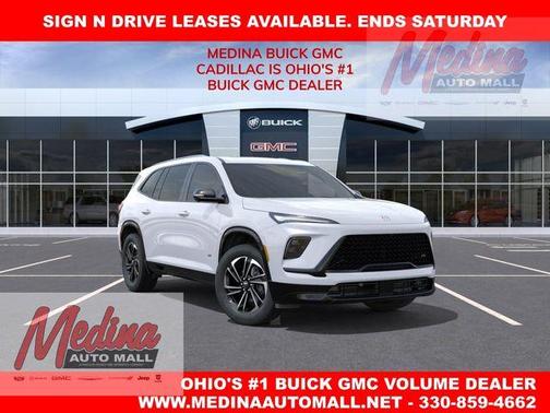 White Tri-Coat 2026 Buick Enclave Sport Touring