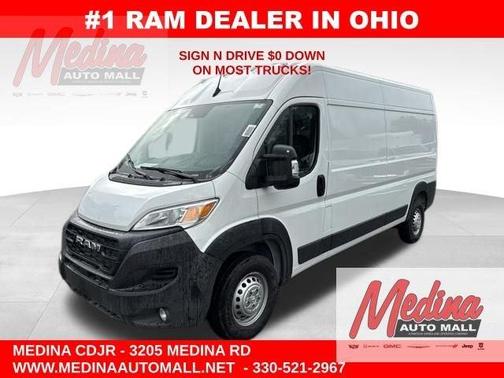 Bright White Clearcoat 2026 RAM ProMaster 2500 High Roof
