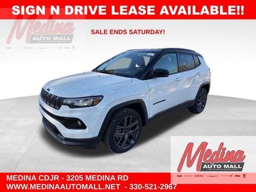 Bright White Clearcoat 2026 Jeep Compass Limited