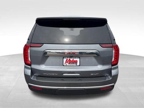 Satin Steel Metallic 2022 GMC Yukon SLT