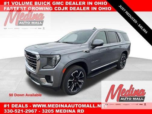 Satin Steel Metallic 2022 GMC Yukon SLT