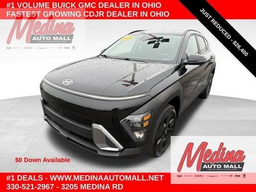 Abyss Black Pearl 2026 Hyundai KONA SEL Sport
