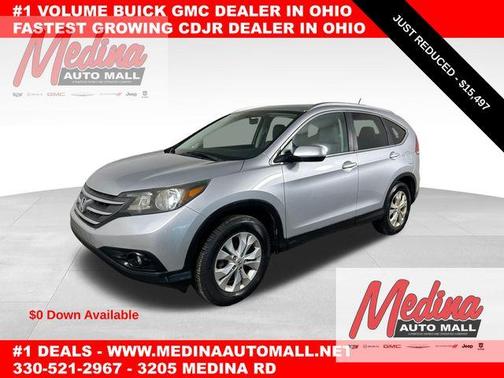 Alabaster Silver Metallic 2014 Honda CR-V EX-L