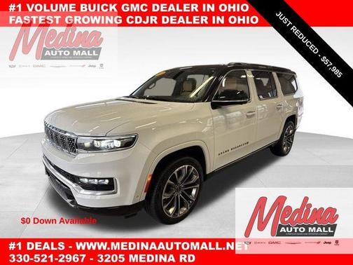 Bright White Clearcoat 2023 Jeep Grand Wagoneer L Series III