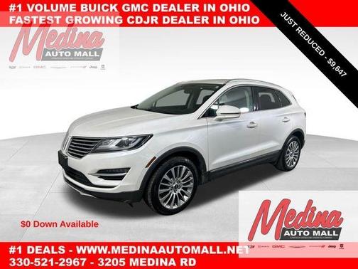 White Platinum Clearcoat Metallic 2017 Lincoln MKC Reserve