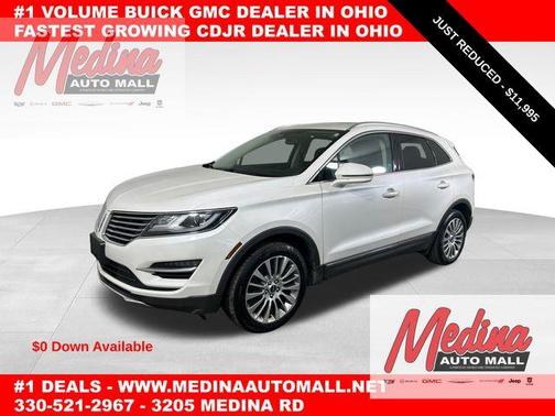 White Platinum Clearcoat Metallic 2017 Lincoln MKC Reserve