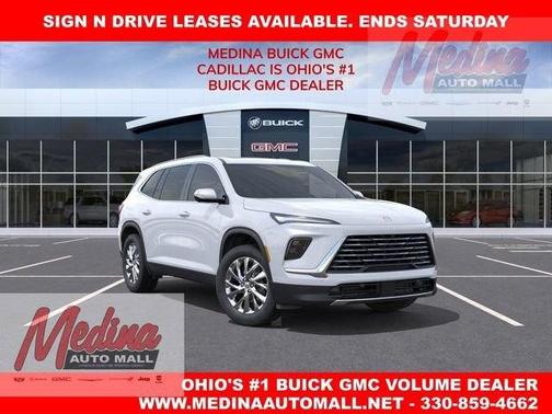 White Tri-Coat 2026 Buick Enclave Preferred