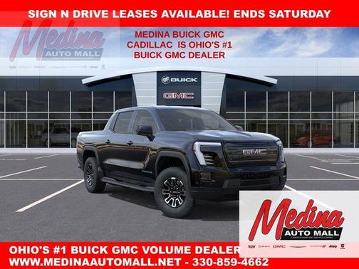 Onyx Black 2026 GMC Sierra EV Elevation