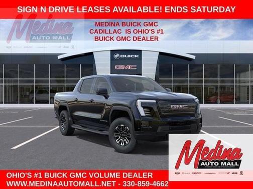 Onyx Black 2026 GMC Sierra EV Elevation