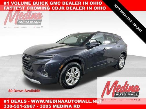 Gray 2022 Chevrolet Blazer 3LT