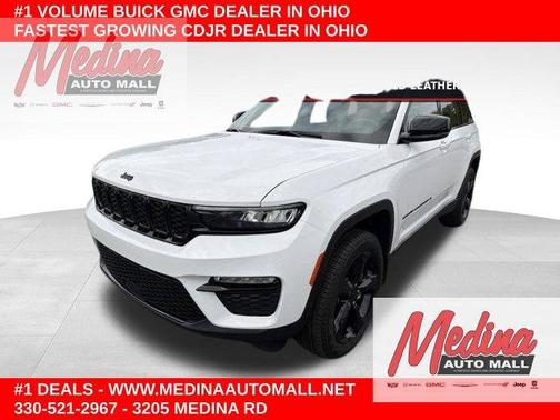 Bright White Clearcoat 2024 Jeep Grand Cherokee Limited