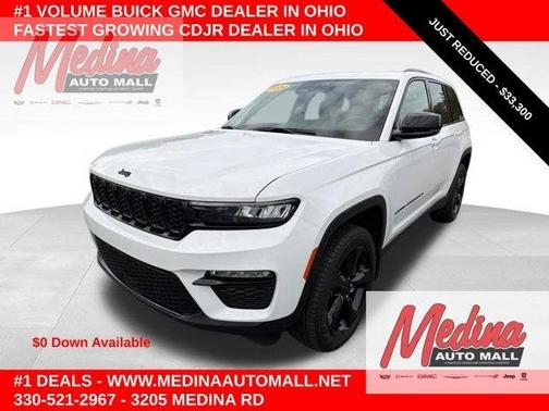 Bright White Clearcoat 2024 Jeep Grand Cherokee Limited