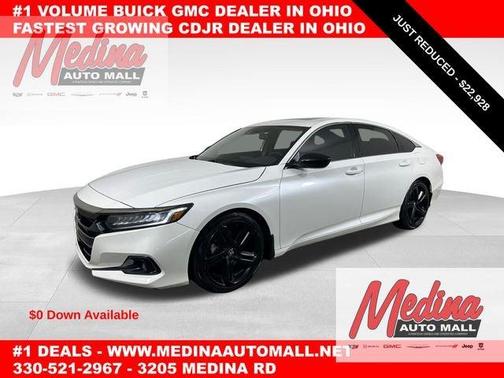 Platinum White Pearl 2021 Honda Accord Sport 2.0T
