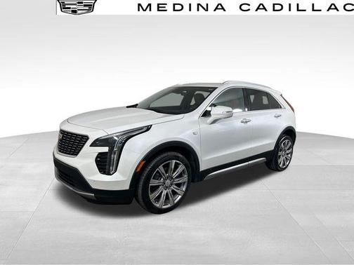 Crystal White Tri-Coat 2023 Cadillac XT4 Premium Luxury