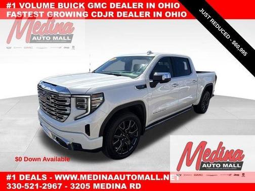 White Frost Tri-Coat 2024 GMC Sierra 1500 Denali