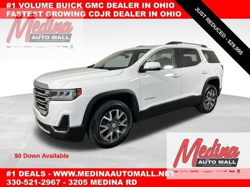 Summit White 2023 GMC Acadia SLE