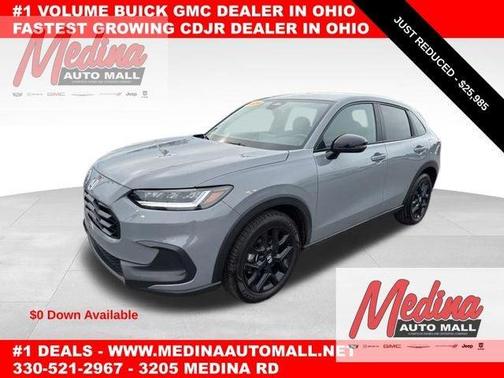 Modern Steel Metallic 2024 Honda HR-V Sport