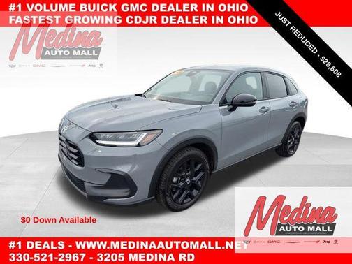 Modern Steel Metallic 2024 Honda HR-V Sport