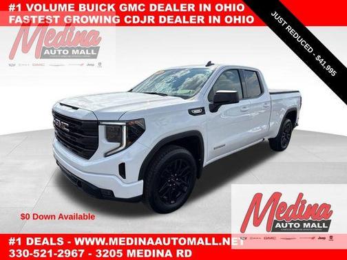 Summit White 2025 GMC Sierra 1500 Elevation
