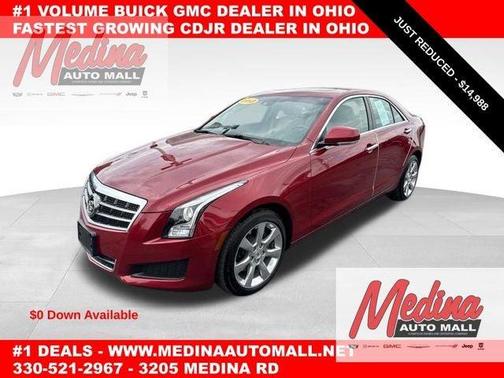 Crystal Red 2013 Cadillac ATS 3.6L Luxury