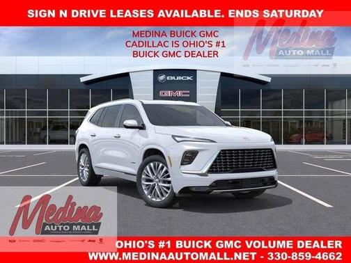 White Tri-Coat 2026 Buick Enclave AVENIR