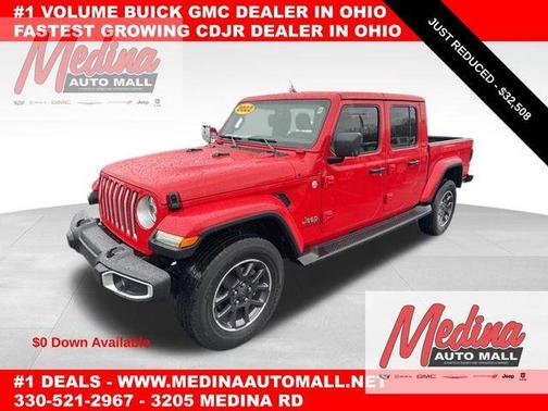 Firecracker Red Clearcoat 2022 Jeep Gladiator Overland
