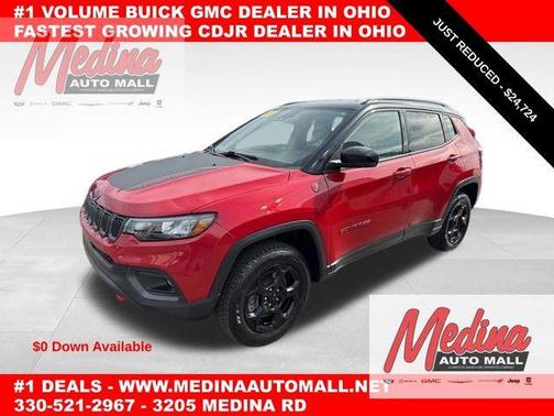 Redline Pearlcoat 2023 Jeep Compass Trailhawk